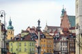 Zygmunt Column monument in the city center of Warsaw, Poland