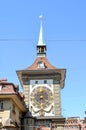 Zytglogge, a landmark medieval tower in Bern, Switzerland. One of Bern`s major symbols and oldest monument of the city. 15th- Royalty Free Stock Photo