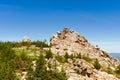 The top of the Zyuratkul ridge. Panorama view