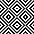 Vector seamless pattern. Decorative element, design template with striped black and white diagonal inclined lines. Background