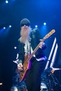 ZZ TOP performs on stage at Sportarena