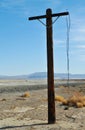 Zzyzx, Abandoned Spa, Mojave Desert Royalty Free Stock Photo