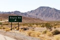 Zzyzx road exit in California Royalty Free Stock Photo