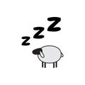 Zzz Icon, Snoring Symbol, Zzzz pictogram