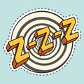 Zzz sound sleep and zumm