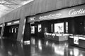 ZÃÂ¼rich-airport: Duty Free,  jewelery and swiss watches shops Royalty Free Stock Photo