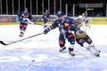 Swiss ice hockey league - first division - fighting for the puck