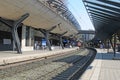 ZÃÂ¼rich: The Stadelhofen trai station is empty due to Coronoa Covid19 Virus log down