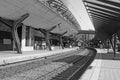 ZÃÂ¼rich: The Stadelhofen trai station is empty due to Coronoa Covid19 Virus log down