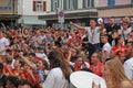 ZÃÂ¼rich Switzerland: Public football event at Longstreet at the world champion chip 2021