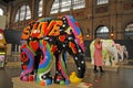 The ÃÂ«Elephant Parade Swiss Tour 2020ÃÂ» has been initiated by Claudia & Franco Knie from the Swiss National Circus Royalty Free Stock Photo