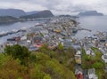 ÃÂ lesund, a commercial port city on the west coast of Norway Royalty Free Stock Photo