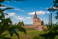 Mixed church Saint-Jacques-le-Majeur of Hunawihr, Alsace, France Royalty Free Stock Photo