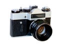 ÃÅ¾ld 35mm film camera Royalty Free Stock Photo