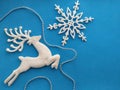 ÃÂÃÂ¡hristmas background with decorations deer, branch