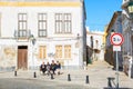 ÃÂ¢ourists, relaxing in historic old town Faro, Algarve, Portugal