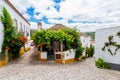 Ãâbidos, Portugal - June 27, 2021: Picturesque guest house