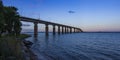 Oland Bridge Across The Kalmar Sound, Sweden