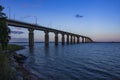 Oland Bridge Across The Kalmar Sound, Sweden