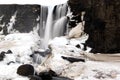 ÃâxarÃÂ¡rfoss waterfall at Thingvellir, Iceland