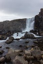 ÃâxarÃÂ¡rfoss waterfall in Thingvellir N.P. Iceland