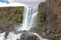 ÃâxarÃÂ¡rfoss waterfall in the thingvellir national park