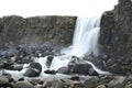 ÃâxarÃÂ¡rfoss waterfall Royalty Free Stock Photo