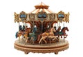 ÃÅerry go round carousel isolated on white transparent background Royalty Free Stock Photo