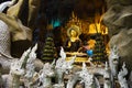 Ã Â¸ÂºÃ Â¸ÂµBuddha and naga prok attitude statue and naka monument for thai people travelers travel visit and respect praying blessing