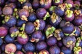 Ã Â¸ÂºÃ Â¸ÂºBackground texture details of thai Healthy fruit fresh mangosteen at Thailand market Royalty Free Stock Photo