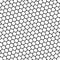 003 Black and white basic hexagonal shape honeycomb