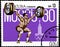 01 16 2020 Divnoe Stavropol Territory Russia postage stamp Cuba 1979 Pre-Olympics, Moscow 1980 weightlifting weightlifter lifts