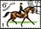 01 16 2020 Divnoe Stavropol Territory Russia postage stamp USSR 1982 series Soviet Horse-Breeding Ukrainian breed horse with a