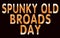 01 February Spunky Old Broads Day, Color Text Effect on Black Backgrand