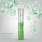 01 Infographics green molecule