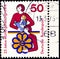 02 08 2020 Divnoe Stavropol Territory Russia the postage stamp Germany 1975 The 25th Anniversary of the National Council for the