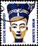 02 08 2020 Divnoe Stavropol Territory Russia the postage stamp Germany 1989 Sightseeings Nefertiti bust, Berlin