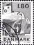 02.09.2020 Divnoe Stavropol Territory Russia the Danish Postage Stamp 1978 Danish Fishing Industry Fishing Boats on the Slipway