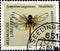 02.11.2020 Divnoe Stavropol Territory Russia the postage stamp Germany 1991 Goldsmith Ruddy Darter Sympetrum sanguineum