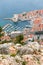 03 May 2019, Dubrovnik, Croatia. Dubrovnik old city from above