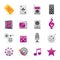03 Purple Entertainment Icons