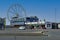 04-08-2021 Portsmouth, Hampshire, UK Clarence pier in Southsea Portsmouth on a sunny day