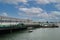 04-08-2021 Portsmouth, Hampshire, UK the gosport Ferry terminl at the Hard Portsmouth