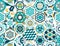 040_Lisbon geometric Azulejo hexagonal tile vector pattern