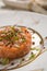 0433 salmon tartare on plate