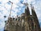 05.07.2016, Barcelona, Spain: Sagrada Familia church under cons