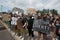 06 June 2020 - Newtown, Pennsylvania, USA - BLM, Black Lives Matter protest, after the murder of George Floyd in Minneapolis.