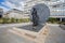 08/13/2017, St Thomas`s Hospital, London, England, A statue of black pioneer nurse, Mary Seacole with flowers left at the base.