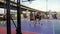 08-13-22 RUSSIA, KAZAN: guys play basketball outside in slow motion
