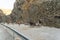 08.20.2023. Crete, Greece. people enjoying the view of Kurtaliotika Gorge and taking photos